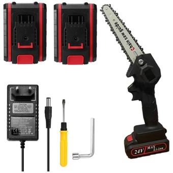 Mini Motosierra Inalambrica 2 Baterias