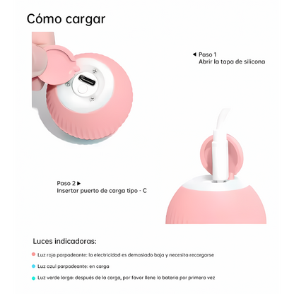 Juguete Pelota Interactiva Gatos USB